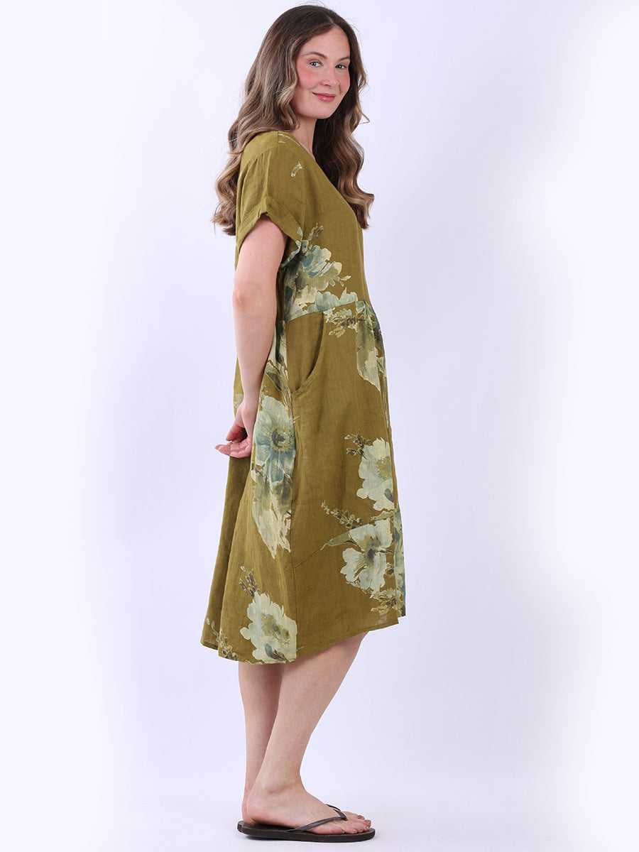 Floral Knee Length Dress