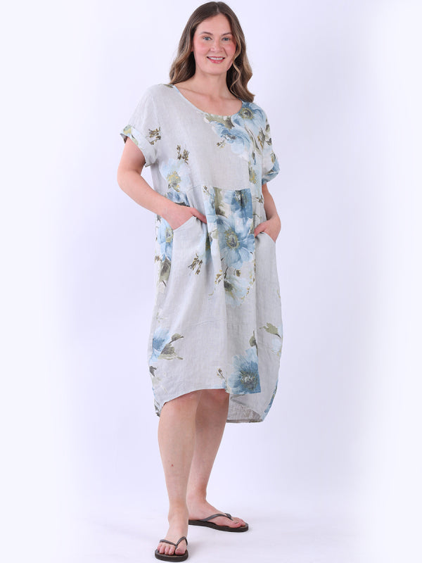 Floral Knee Length Dress