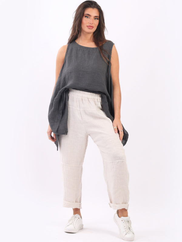 Slouchy Linen Trouser