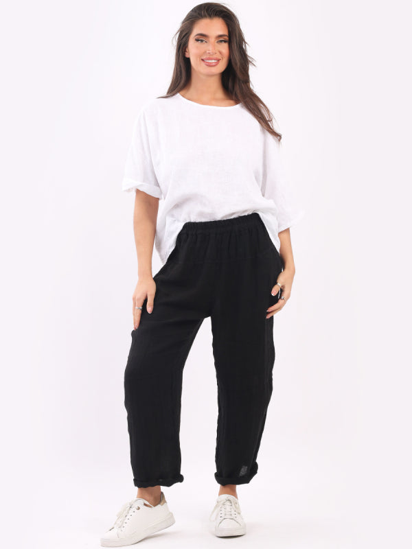 Slouchy Linen Trouser