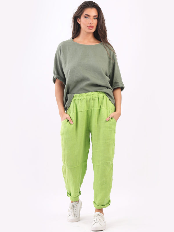 Slouchy Linen Trouser