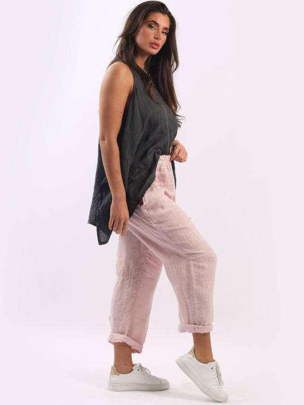 Slouchy Linen Trouser