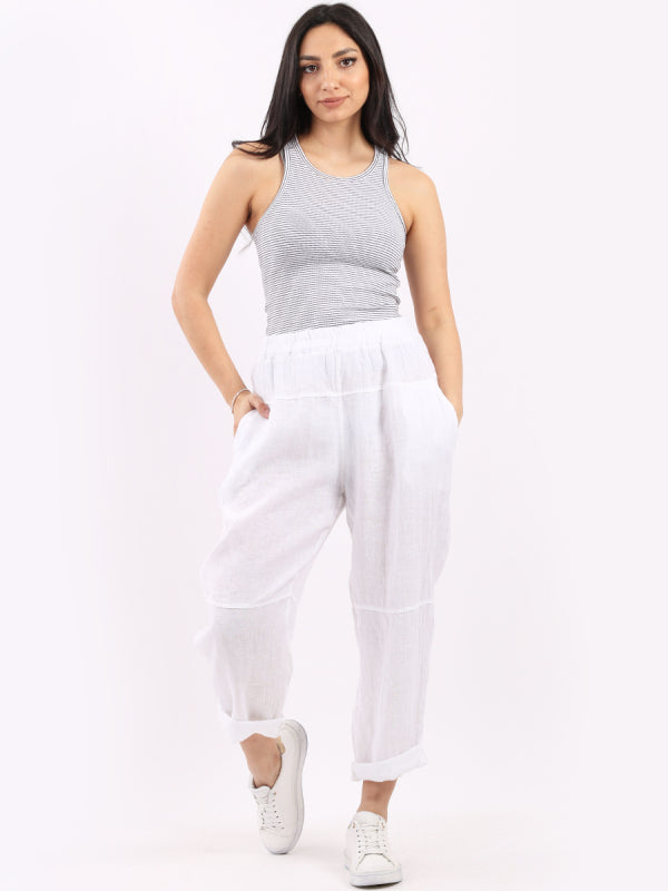 Slouchy Linen Trouser
