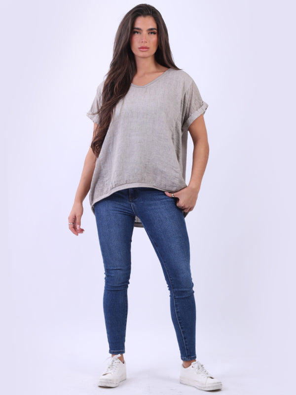 Short Sleeve Linen Shirt