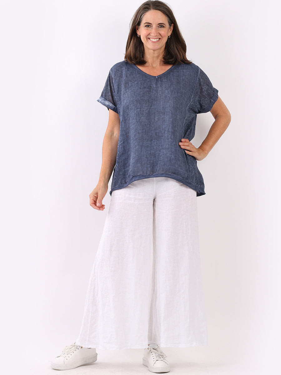 Short Sleeve Linen Shirt