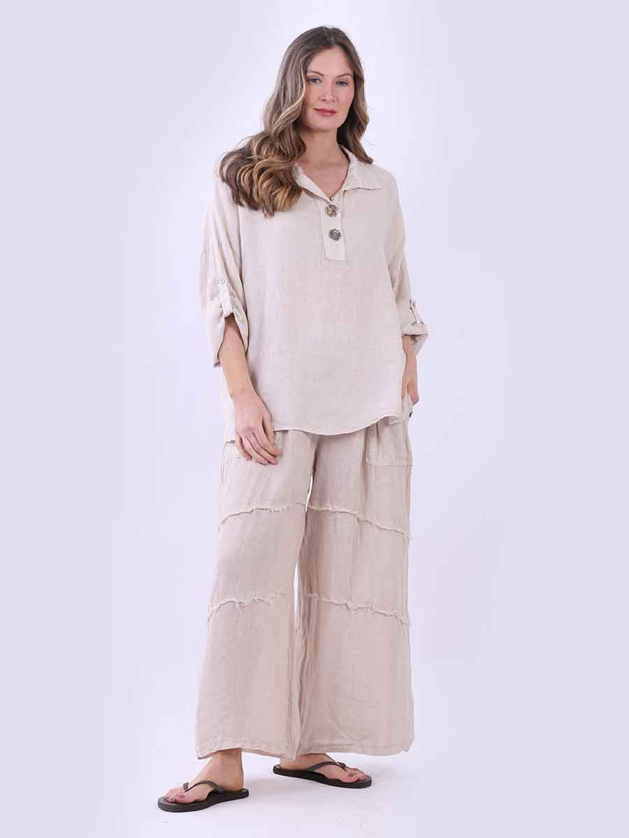 Linen Baggy Top