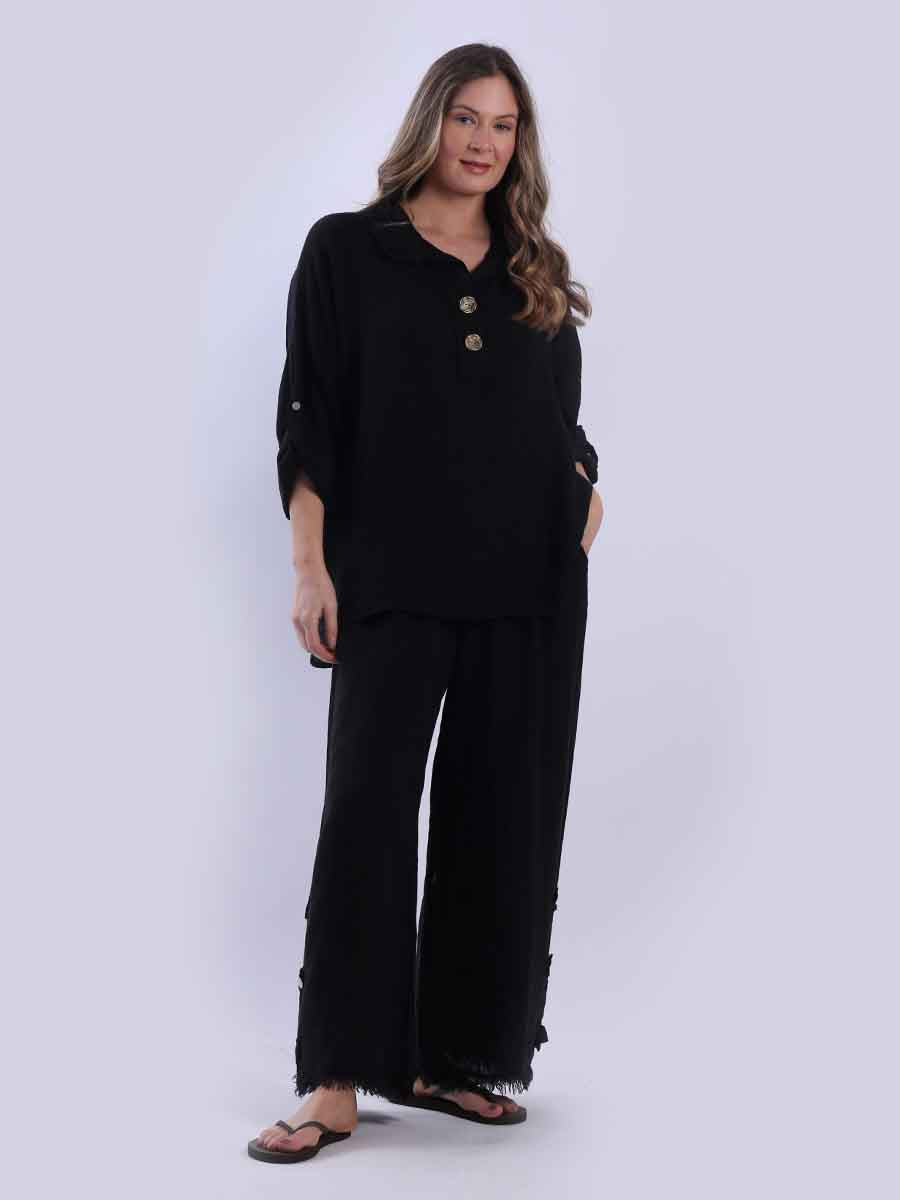 Linen Baggy Top