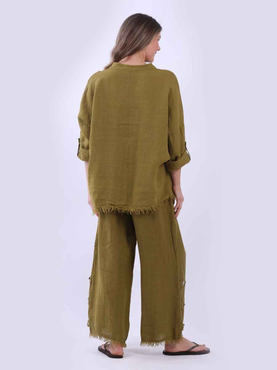 Linen Baggy Top