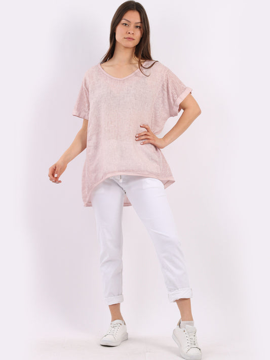 Short Sleeve Linen Shirt