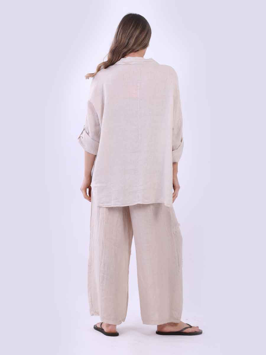 Linen Baggy Top