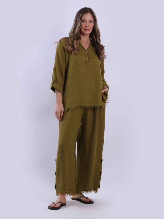 Linen Baggy Top